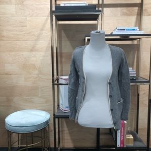 Light Grey J Crew Cardigan